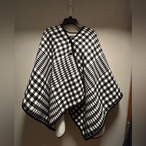 Land’s End Fleece & Sherpa Shawl NWT, one size fits all